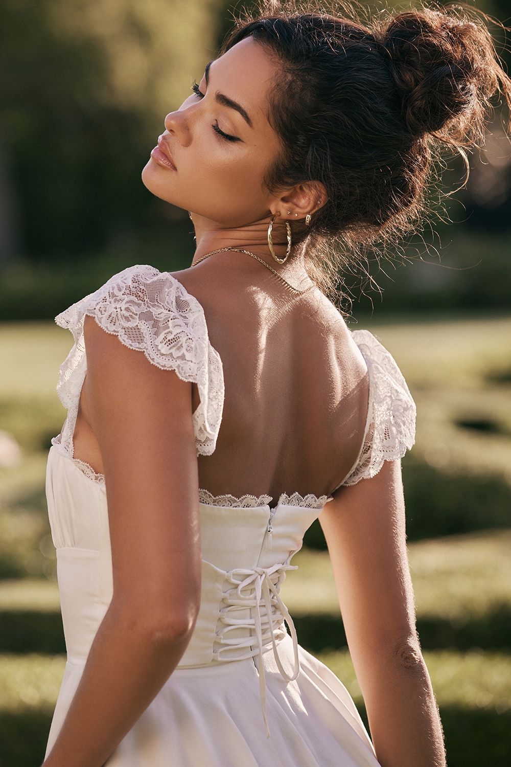 Kaia  Ivory A-Line Mini Dress — image 12