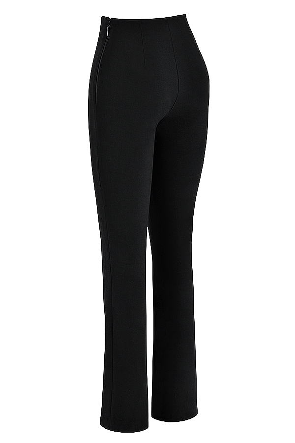 Laurel  Black High Waisted Trousers — image 12