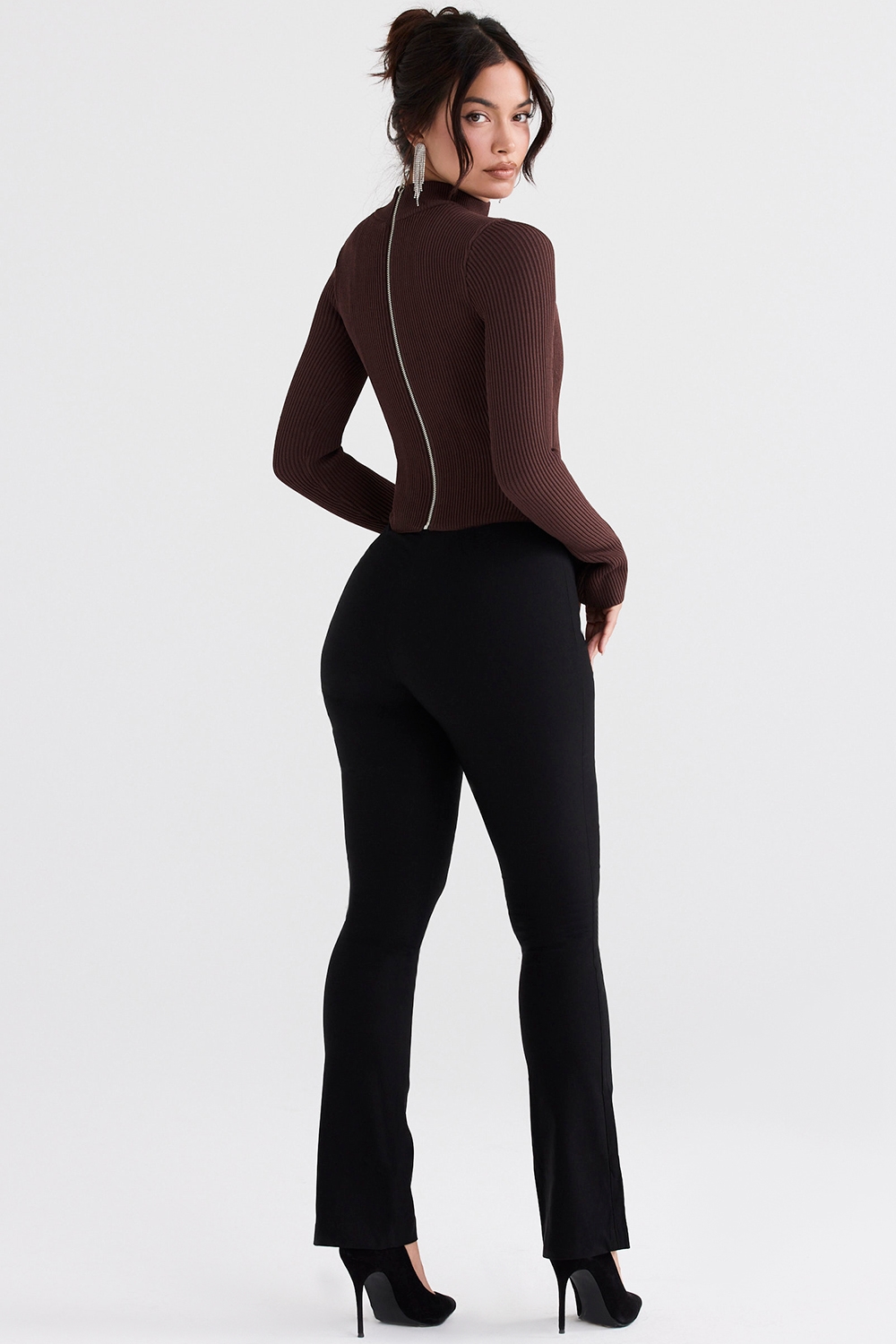 Georgina  Cocoa Knitted Corset — image 5