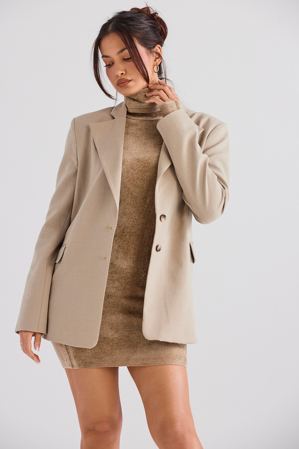 Aline  Mink Oversized Blazer — image 8