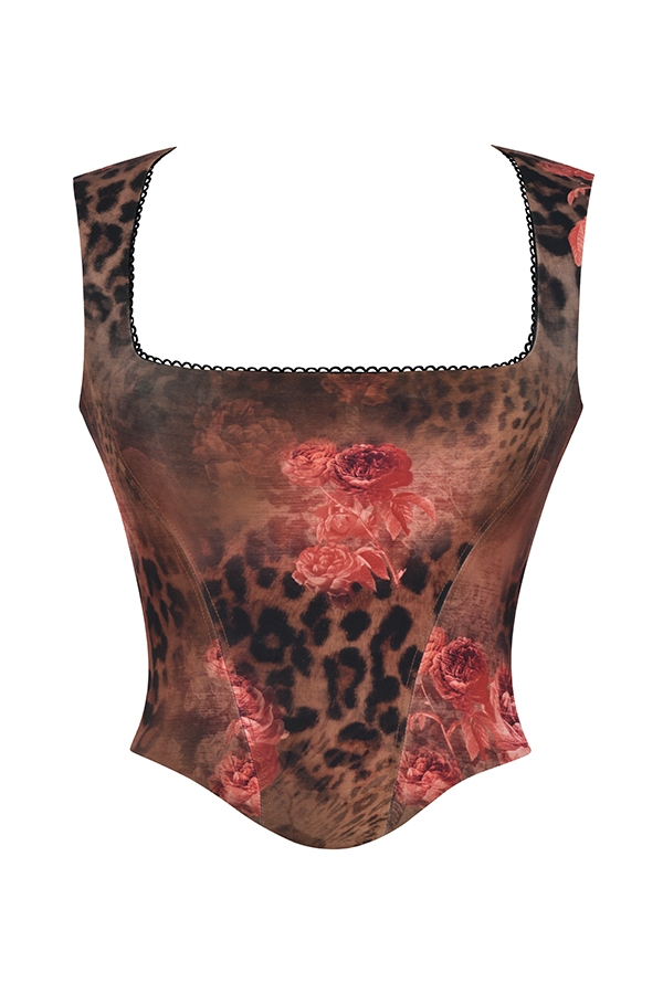 Kalina  Floral Printed Corset — image 16