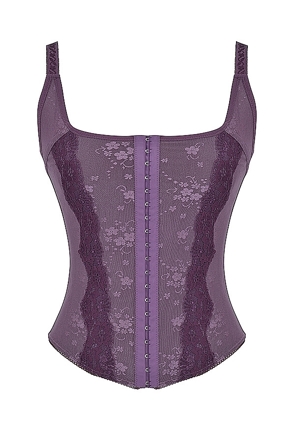Mistress Rocks Plum Lace Corset - SALE — image 11