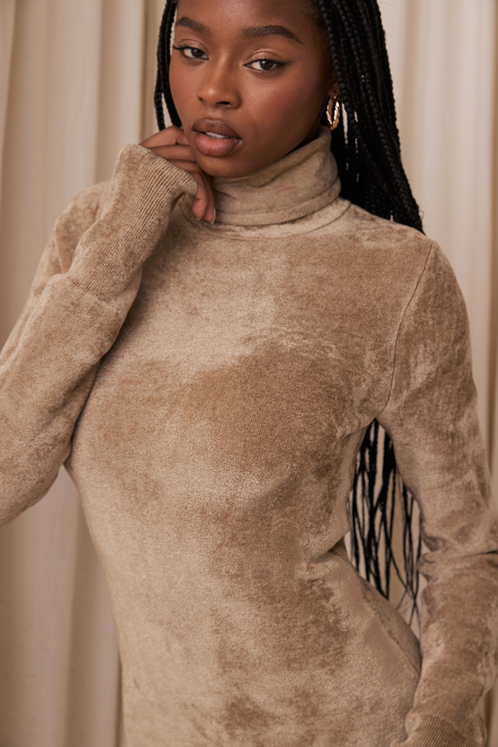Taya  Fawn Chenille Mini Dress — image 10