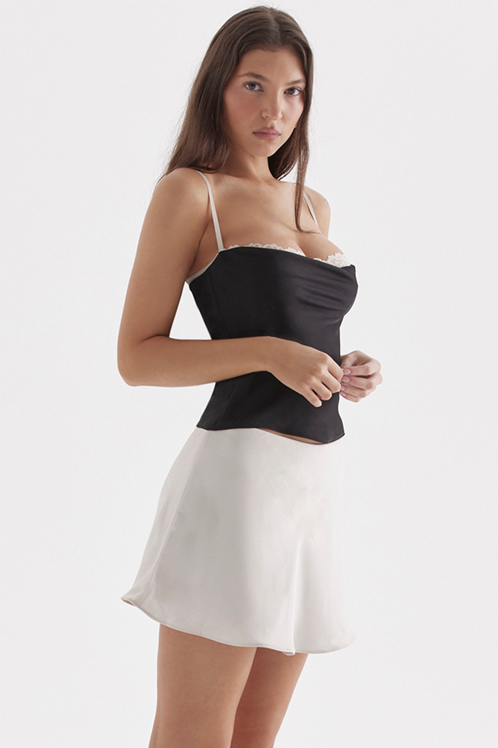 Malala Off White Mini Skirt