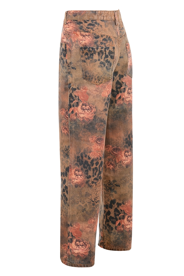 Samia  Floral Printed Jeans — image 11
