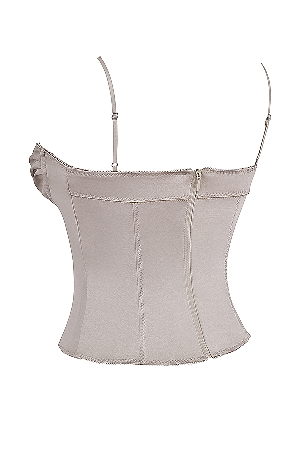 Chantal  Champagne Satin Top — image 16
