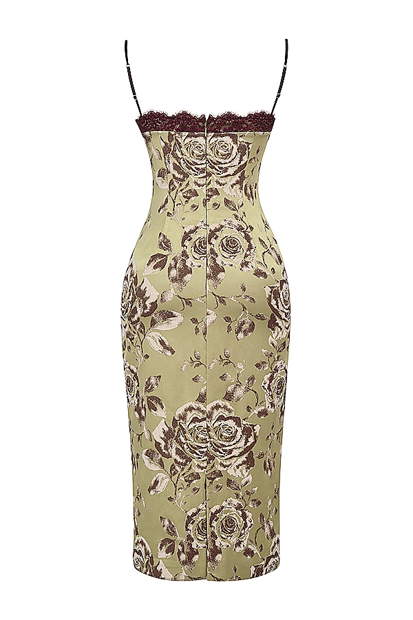 Cassia  Floral Print Midi Dress — image 16