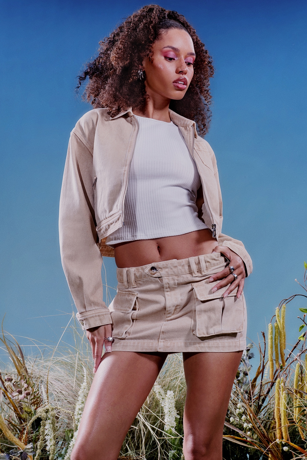 Mistress Rocks Camel Denim Jacket - SALE — image 9