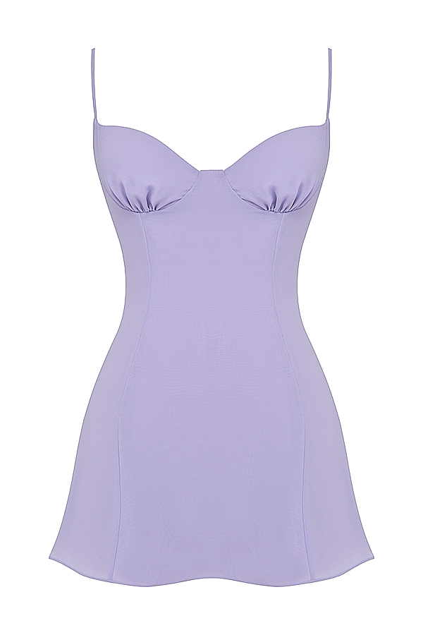 Christiana   Lavender Mini Dress — image 8