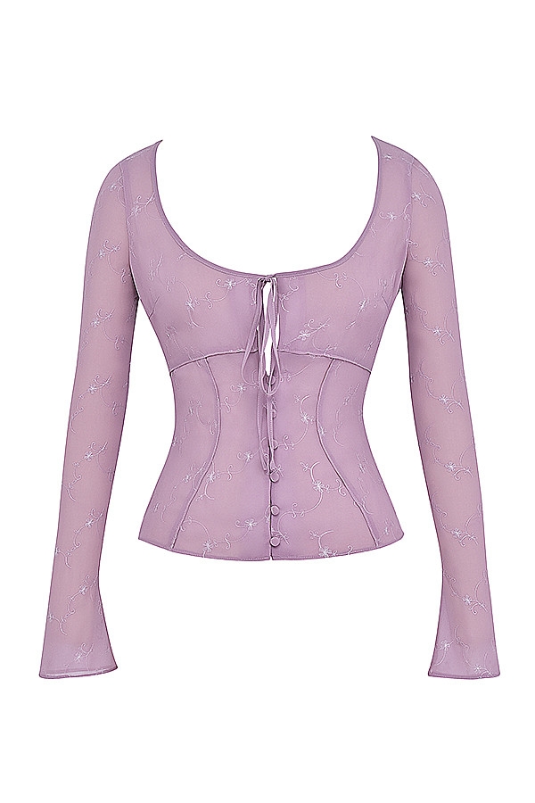 Mistress Rocks Elderberry Embroidered Top - SALE — image 11