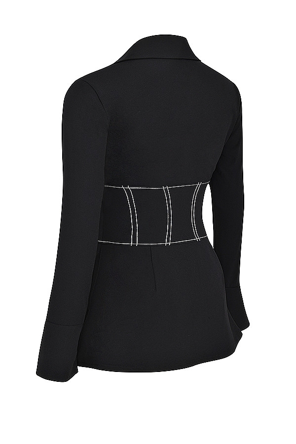 Mistress Rocks Black Corset Shirt - SALE — image 10