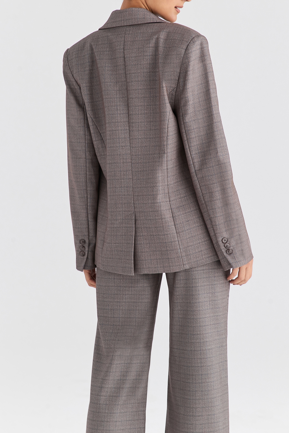 Mistress Rocks Brown Check Oversized Blazer - SALE — image 8