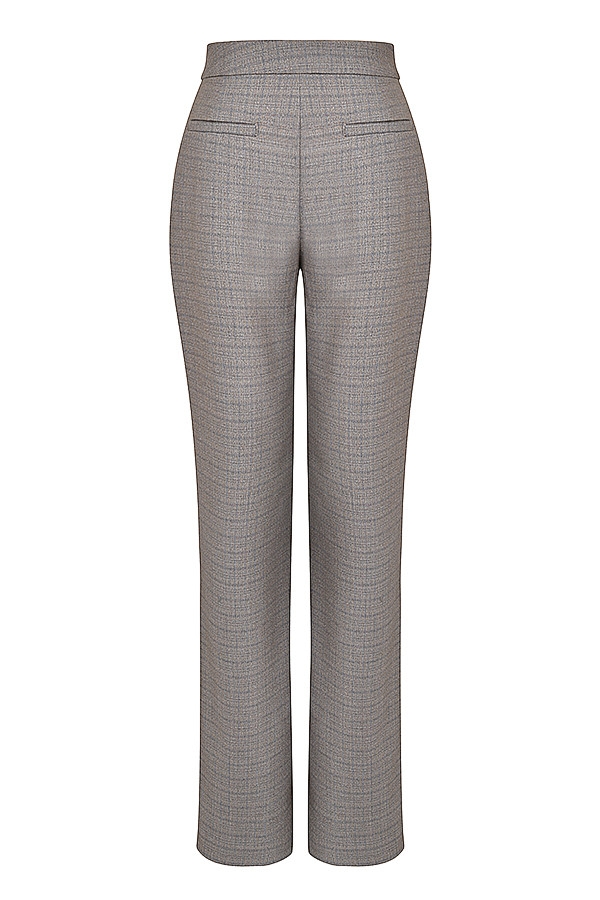 Mistress Rocks Brown Check Trousers - SALE — image 8