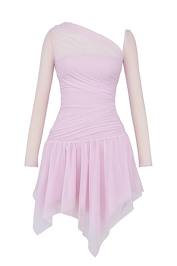 Mistress Rocks Mallow Layered Asymmetric Dress - SALE — image 13