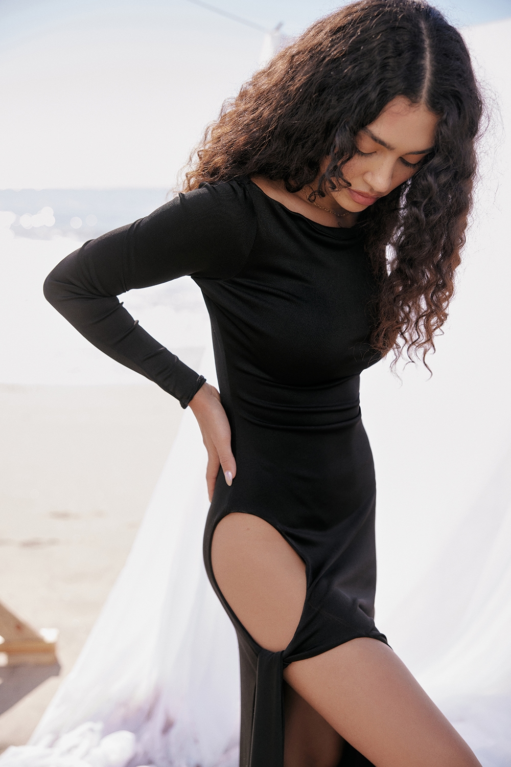 Marella  Black Cutout Maxi Dress — image 15