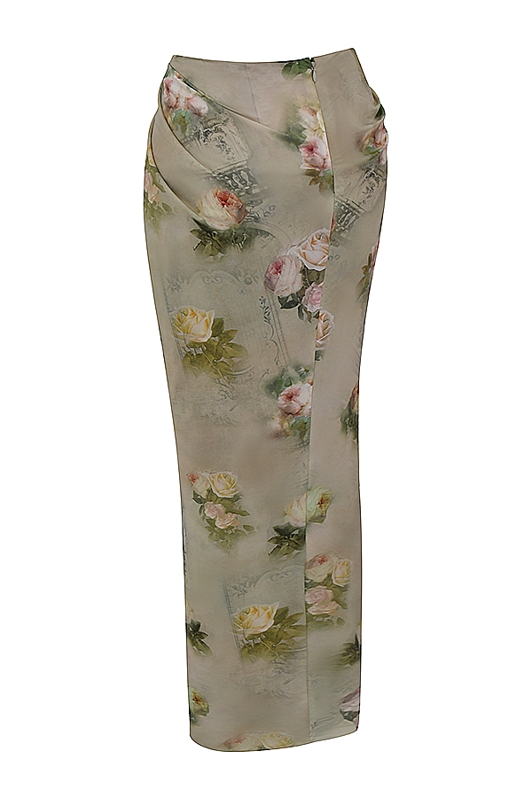 Vesper  Vintage Floral Maxi Skirt — image 13