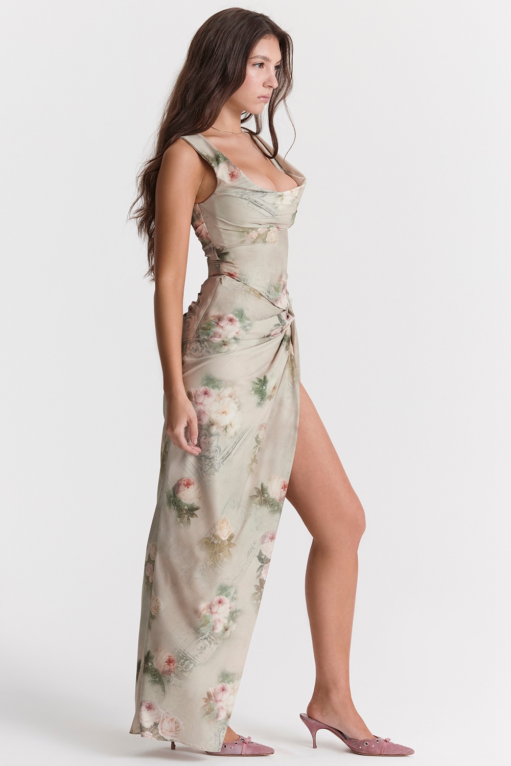Vesper  Vintage Floral Maxi Skirt — image 8