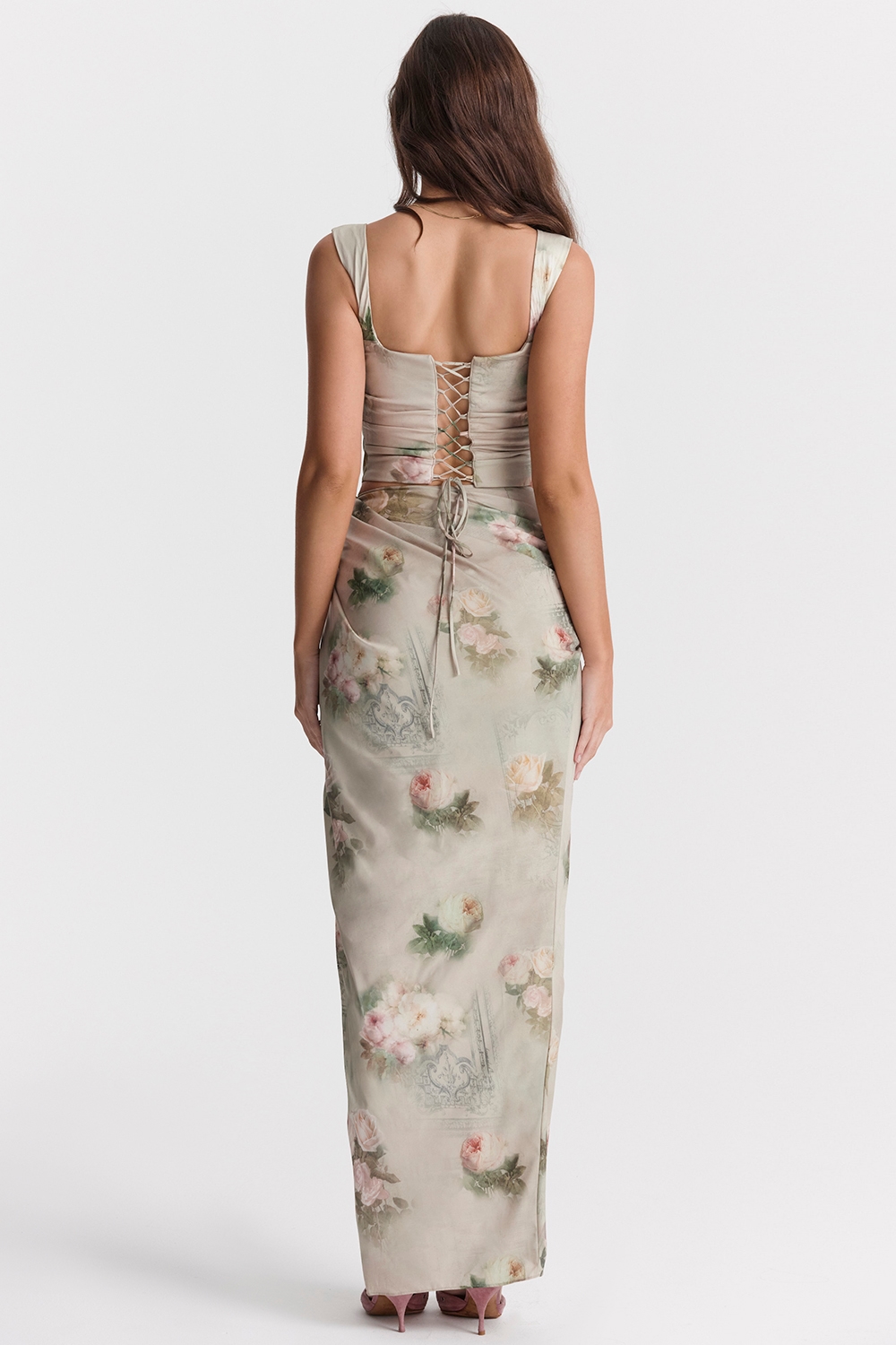 Vesper  Vintage Floral Maxi Skirt — image 9