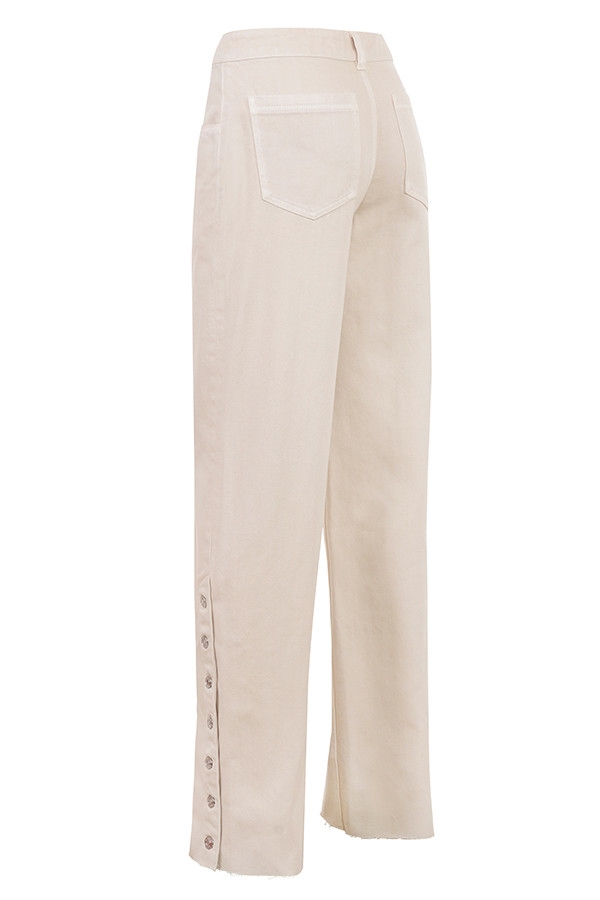 Mistress Rocks Oat Baggy Jeans With Buttons - SALE — image 12