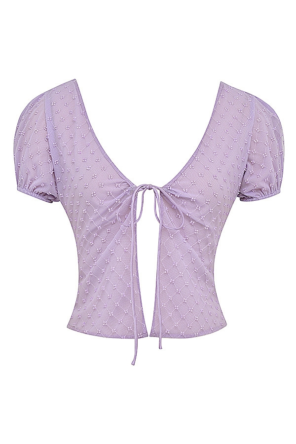Mistress Rocks Lavender Beaded Top - SALE — image 12