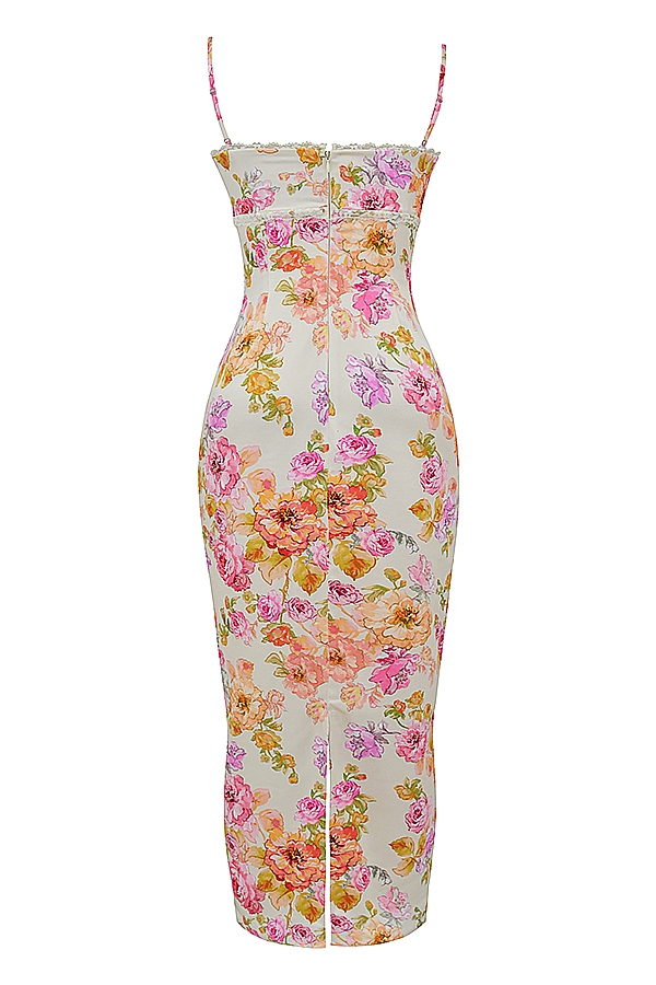 Josefina  Ivory Floral Maxi Dress — image 15