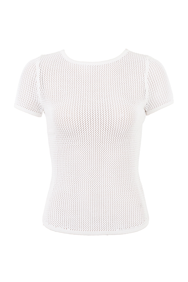 Yves  White Knit Top — image 13