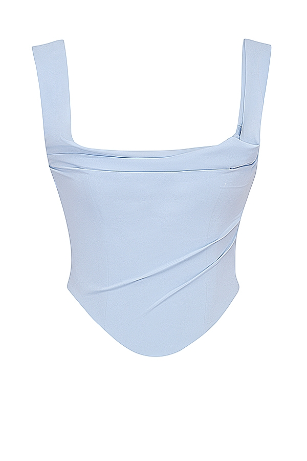 Una  Soft Blue Corset — image 13