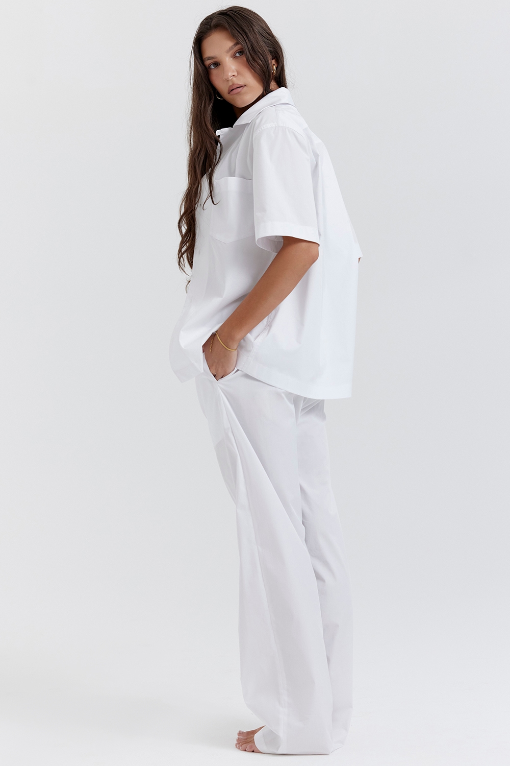 Maiko  White Oversized Shirt — image 8