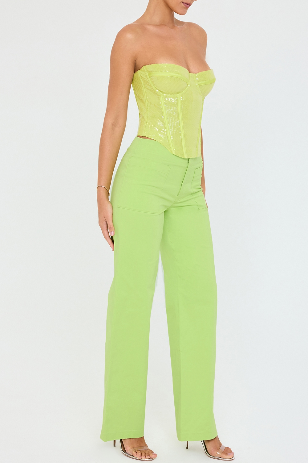 Mistress Rocks Lime Baggy Trousers - SALE — image 6