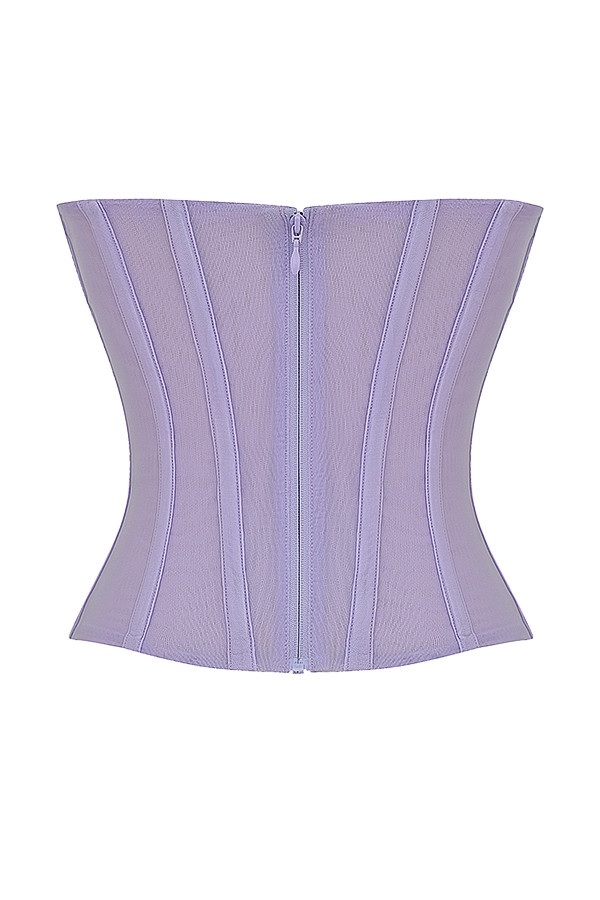 Mistress Rocks Lavender Longline Corset - SALE — image 14