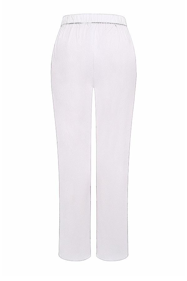 Reno  White Relaxed Fit Trousers — image 13