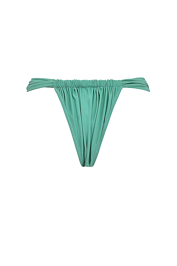 Athens  Eucalyptus Gathered High Leg Bikini Bottom — image 13