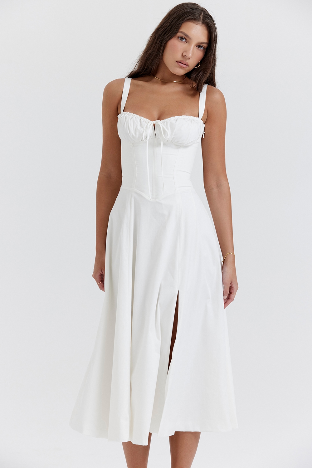 Carmen  White Bustier Sundress — image 5