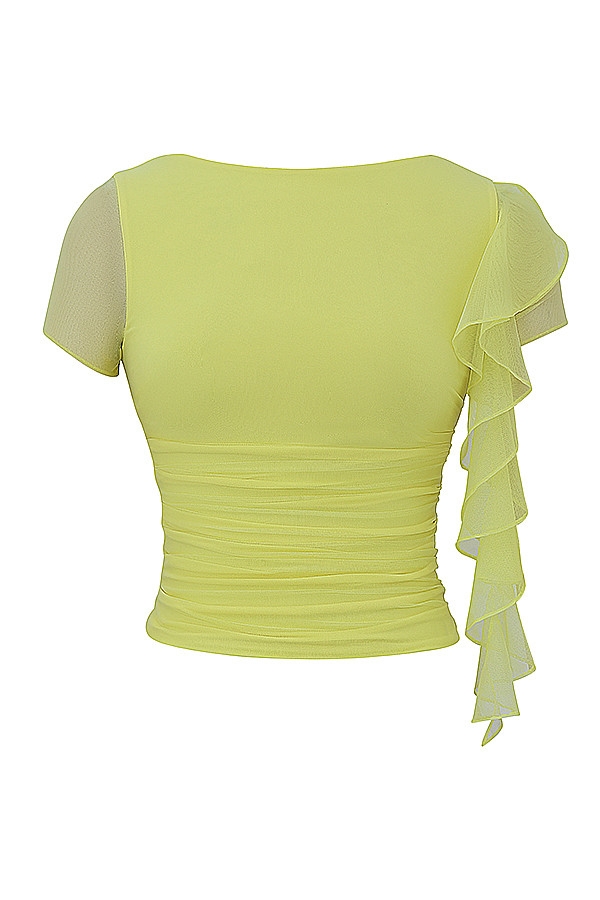 Mistress Rocks Limoncello Ruffle Top - SALE — image 12
