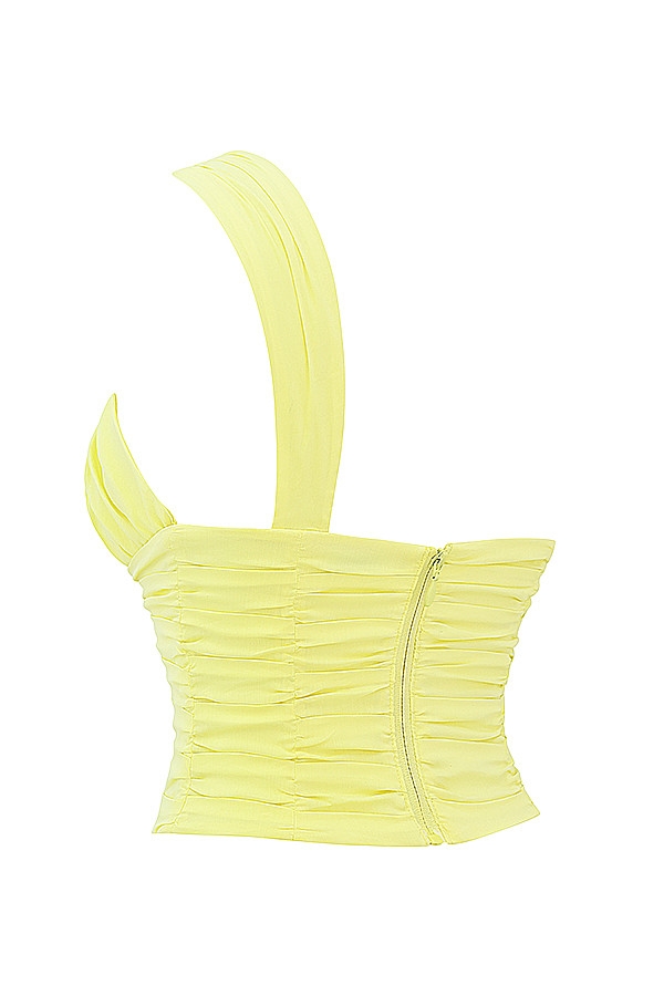 Mistress Rocks Limoncello One Shoulder Corset - SALE — image 9