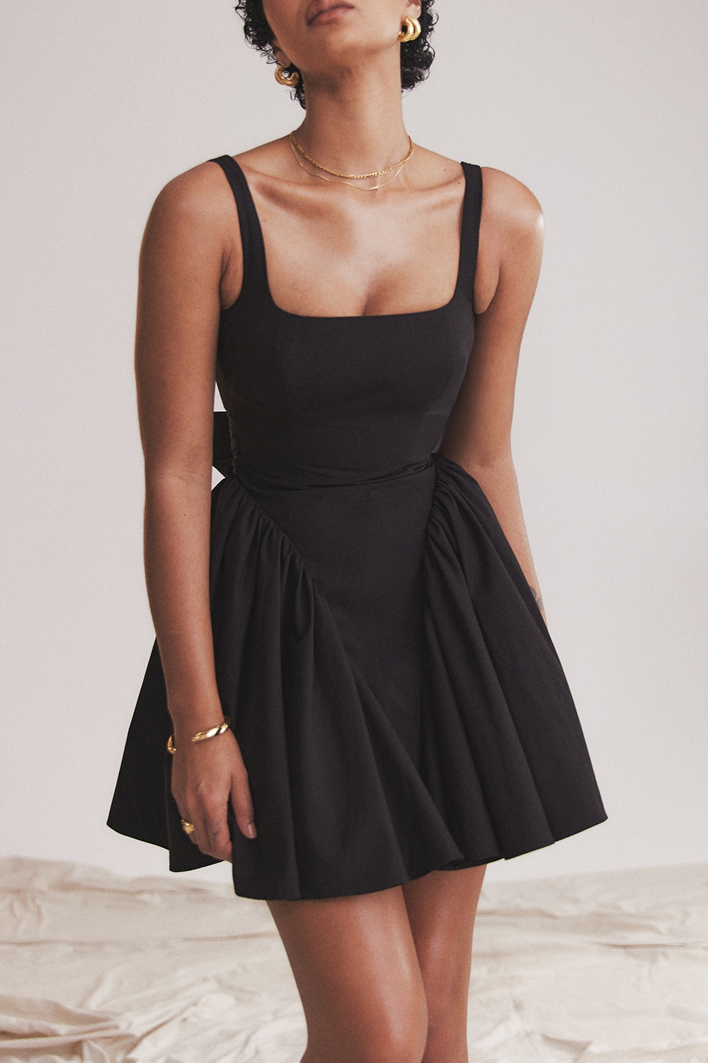 Florianne  Black Bow Mini Dress — image 15