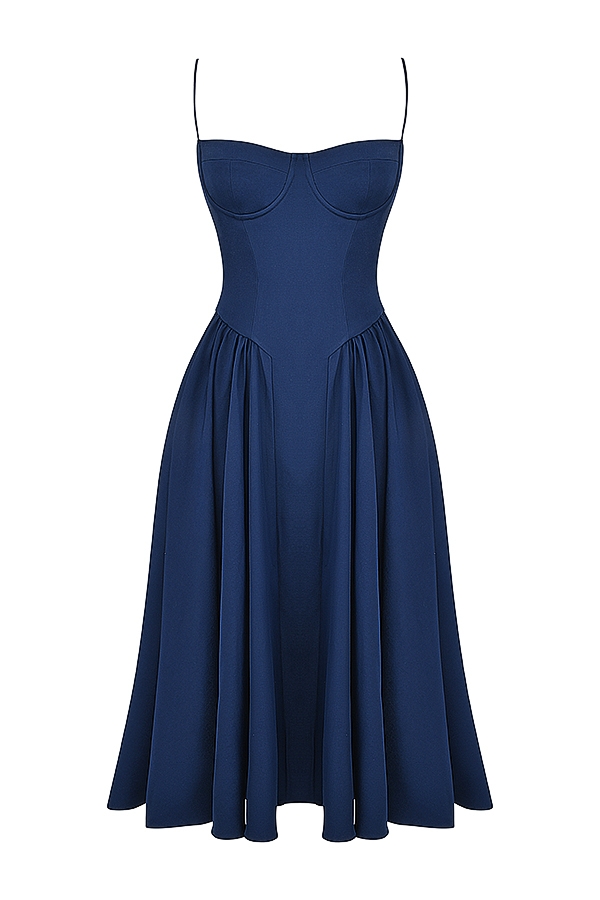 Samaria  French Navy Corset Sundress — image 14