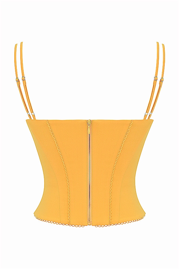 Mistress Rocks Tangerine Structured Corset - SALE — image 14