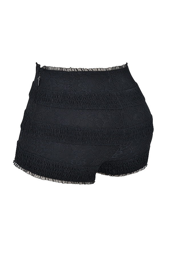 Mistress Rocks Black Lace Hot Pants - SALE — image 14
