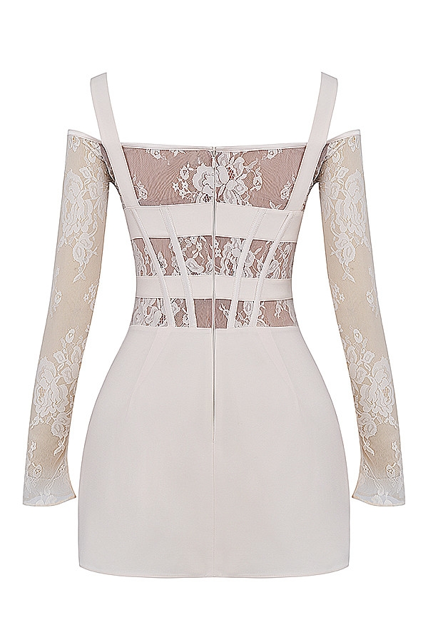 Mistress Rocks Vanilla Lace Corset Mini Dress - SALE — image 15