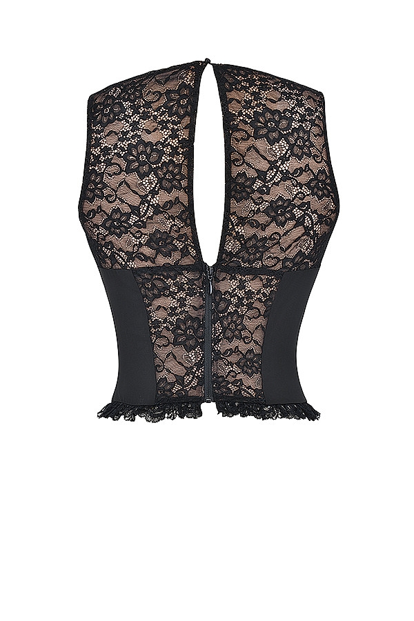 Mistress Rocks Black Lace Top - SALE — image 14