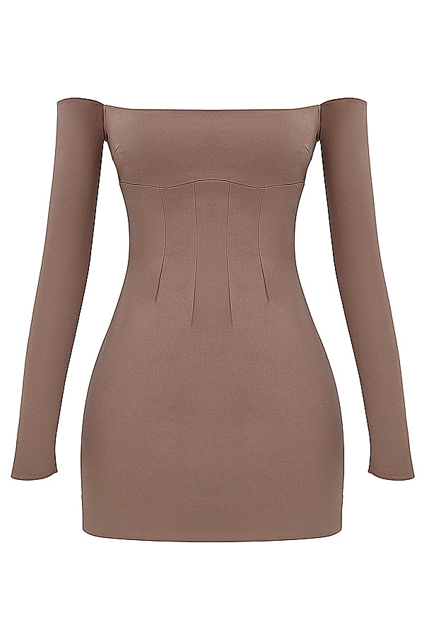Mistress Rocks Clay Off Shoulder Mini Dress - SALE — image 11