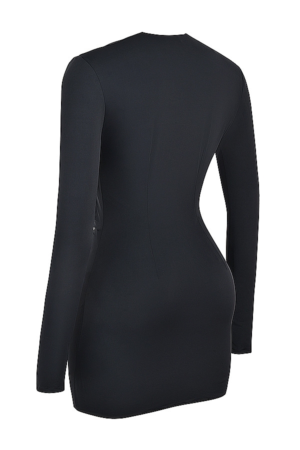 Mistress Rocks Black Draped Mini Dress - SALE — image 13