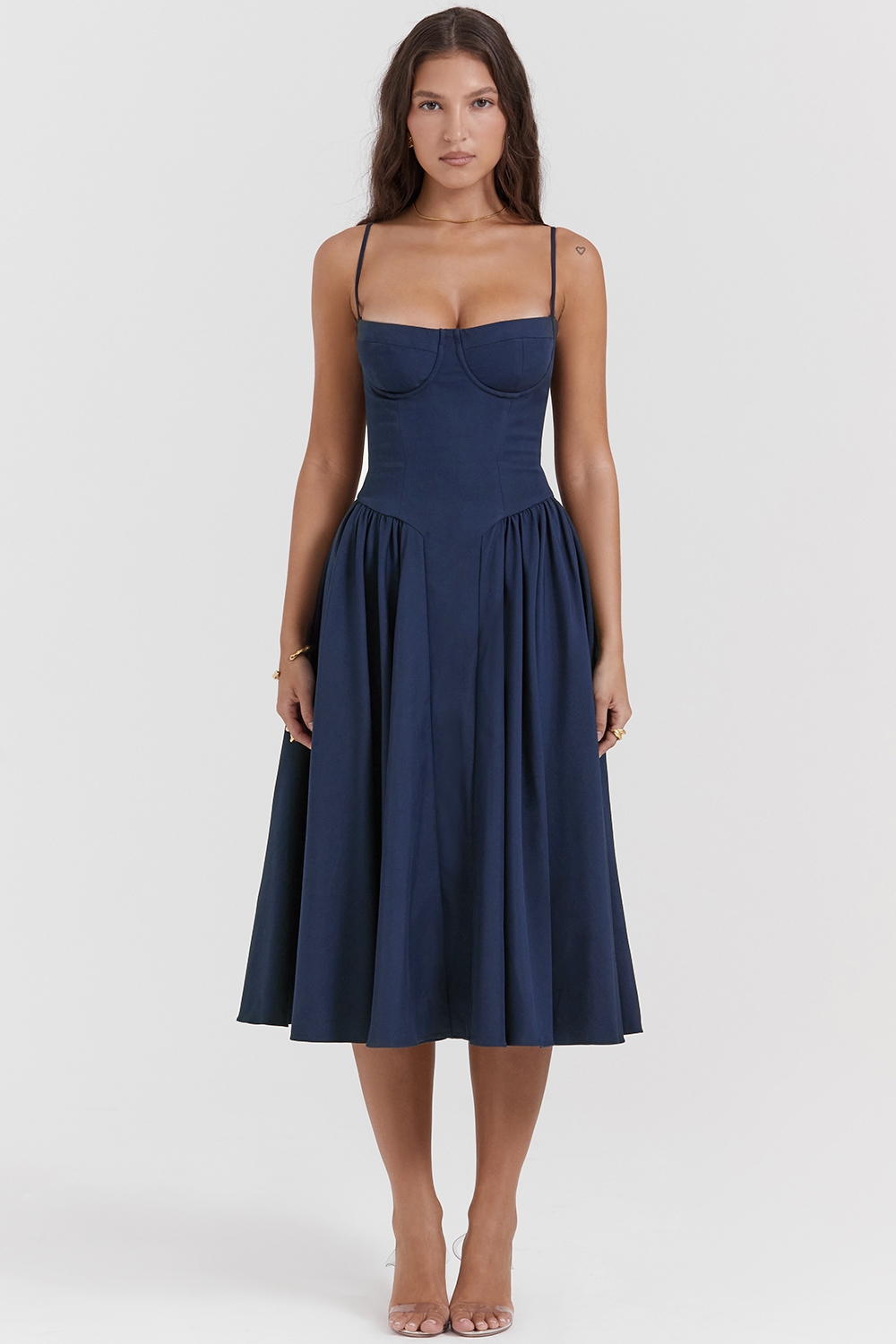 Samaria  French Navy Corset Sundress — image 3