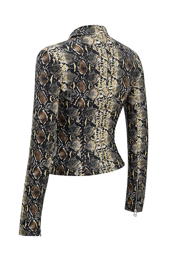 Vani  Snake Print Fitted Jacket — image 13