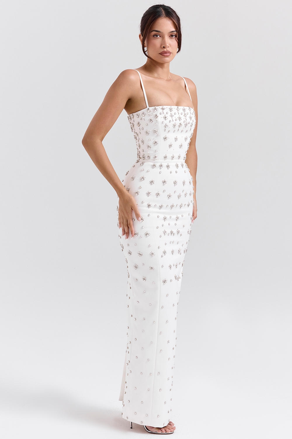 Martine Ivory Embellished Corset Wedding Gown — image 5